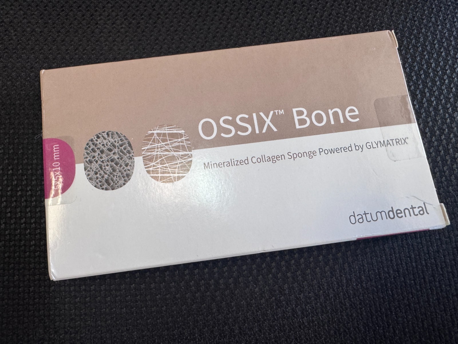 Dentsply Ossix Bone Mineralized COllagen Sponge 5x5x10mm EXP 2026-03-05 Dentsply Ossix Bone Mineralized COllagen Sponge 5x5x10mm EXP 2026-03-05