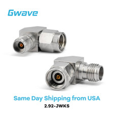 2.92mm Male to 2.92mm Female Adapter with Right Angle, DC - 40GHz picture