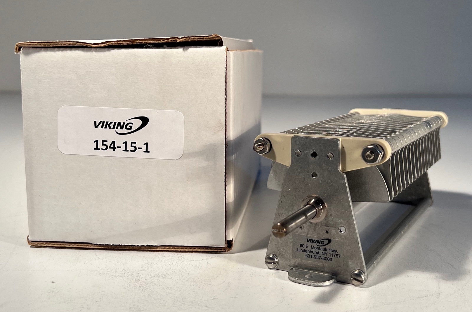 ONE(1) EF JOHNSON VIKING Air Variable Rotary Capacitor 154-15-1 15-150pf @ 4.5kv