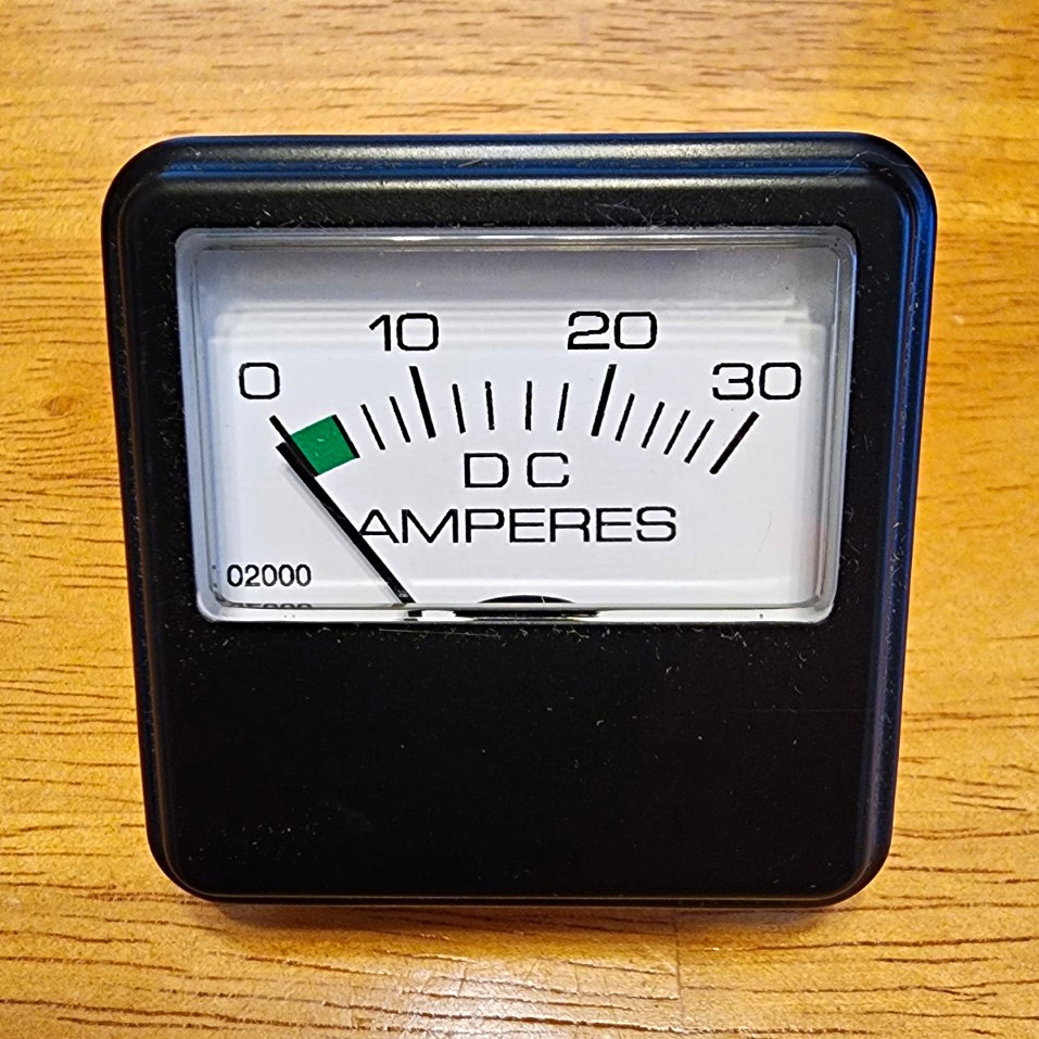 Prime Analog Panel Meter DC Amperes Ammeter 0-30A Model/MPN GH2 02000 Prime Analog Panel Meter DC Amperes Ammeter 0-30A Model/MPN GH2 02000