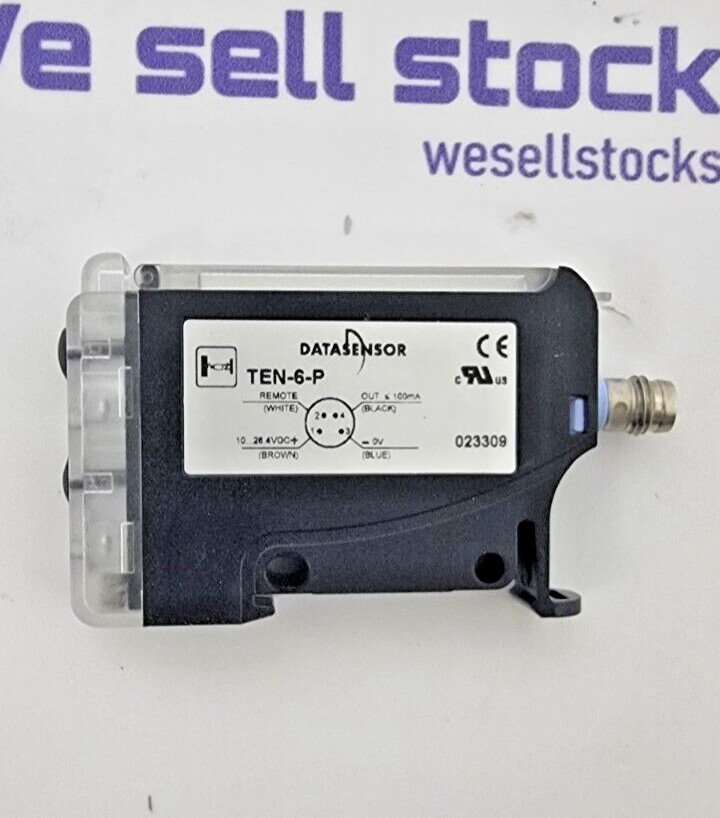 Datasensor TEN-6-P Fiber Optic Sensor Datasensor TEN-6-P Fiber Optic Sensor