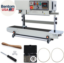 Automatic Continuous Band Sealer with Stand Counter and Embossing Coder picture
