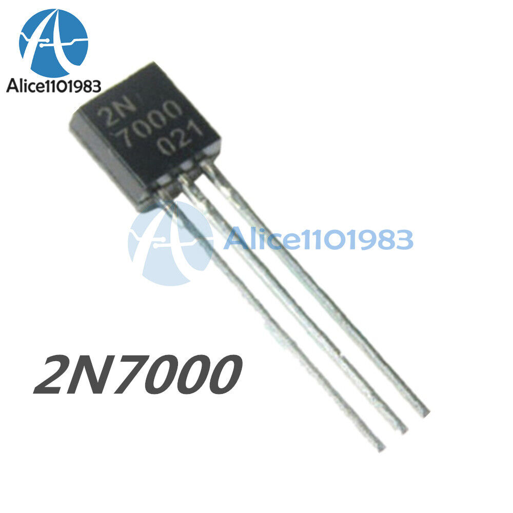 50Pcs 2N7000 MOSFET N-CHANNEL 60 Volts 0.2 Amps TO-92 New