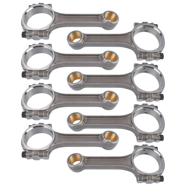 5.7\'\' I-Beam Forged 5140 Steel Connecting Rods Set Fit for Chevy Small Block 350