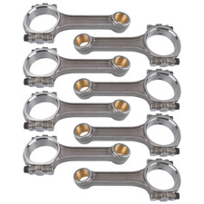 5.7'' I-Beam Forged 5140 Steel Connecting Rods Set Fit for Chevy Small Block 350 picture