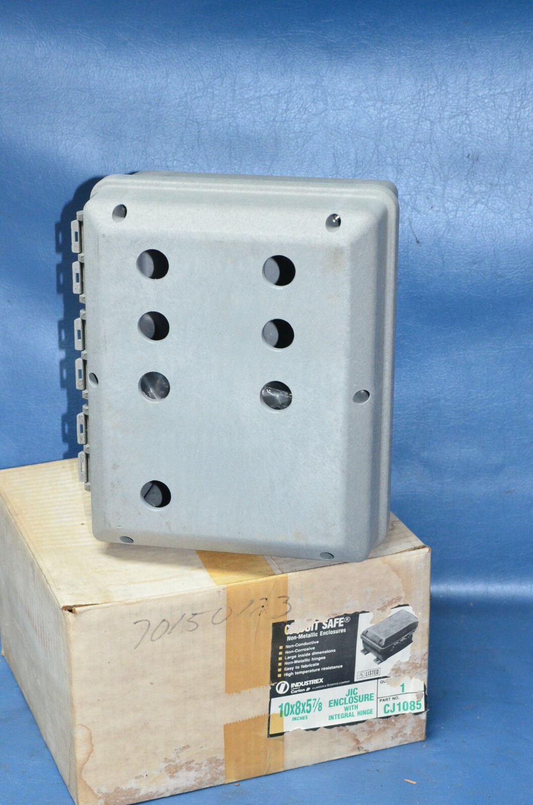 Carlon CJ1085 Circuit Safe JIC Enclosure Non- Metallic Box 10X8X5⅞ Control Panel
