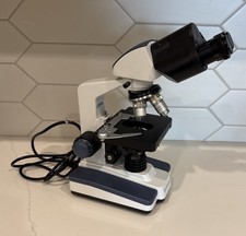 AmScope B120C 40x-2500x LED Binocular Compound Microscope w/3D Stage, No Eyepiec picture
