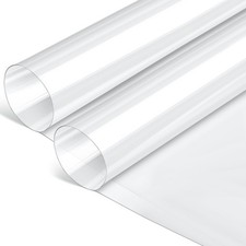 Pack Clear Polycarbonate Sheets 48x96in 0.04in UV Coated Flexible Panels picture