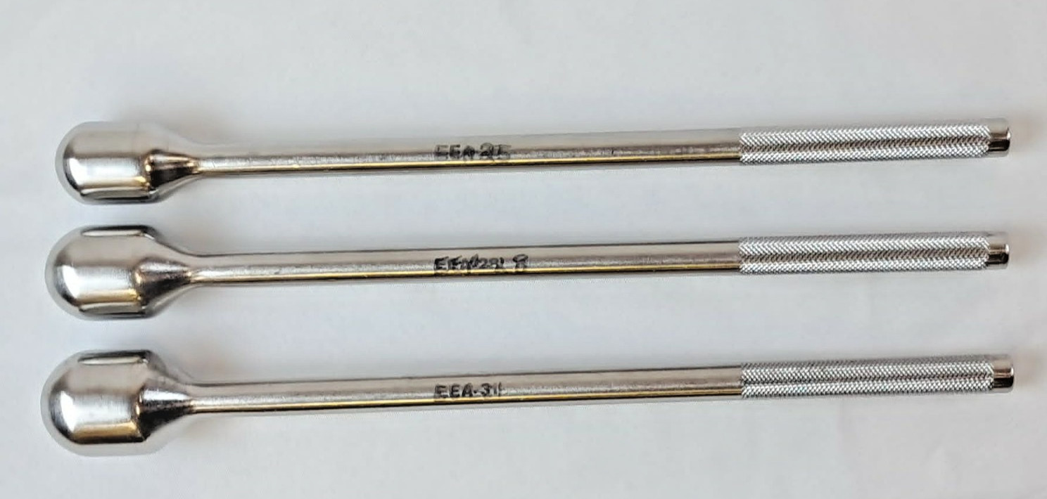 3 Pc Set Bowel Sizers 25mm & 28mm & 34mm Endo Surgery EEA-25 EEA-28 & EEA-31 3 Pc Set Bowel Sizers 25mm & 28mm & 34mm Endo Surgery EEA-25 EEA-28 & EEA-31