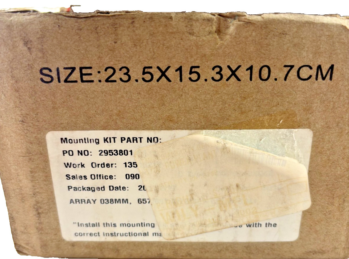 Fisher GG12343X012 Valve Positioner Mounting Kit OEM Industrial Hardware Fisher GG12343X012 Valve Positioner Mounting Kit OEM Industrial Hardware