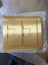 Carlon E9762BR Rectangular 2 Gang Box - Brass picture