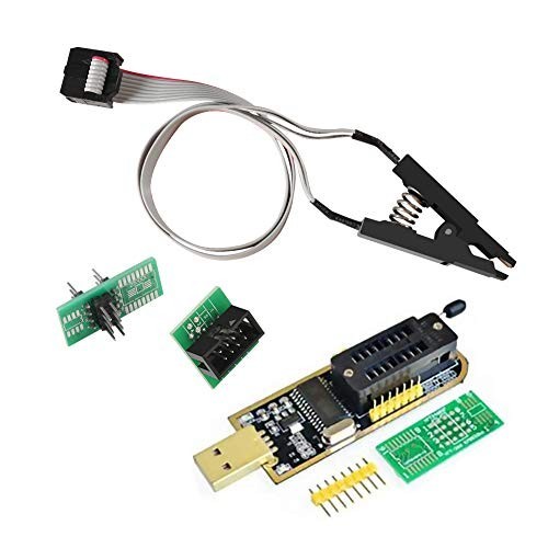 Aitrip Ch341A 24 25 Series Eeprom Flash Bios Usb Programmer + Soic8 Clip Aitrip Ch341A 24 25 Series Eeprom Flash Bios Usb Programmer + Soic8 Clip