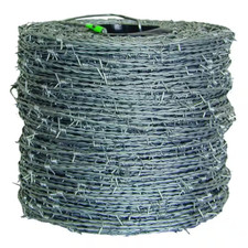 Durable 1,320 Ft. 15-1/2-Gauge 4-Poin High-Tensile Galvanized Steel Barbed Wire picture
