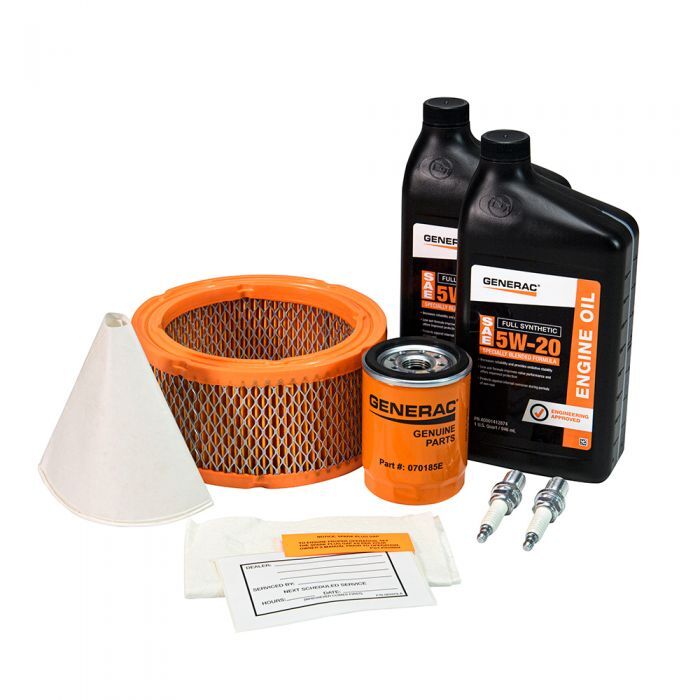 Generac A0002075499 Maintenance Kit with Proprietary 5W-20 Synthetic Oil for 12 Generac A0002075499 Maintenance Kit with Proprietary 5W-20 Synthetic Oil for 12