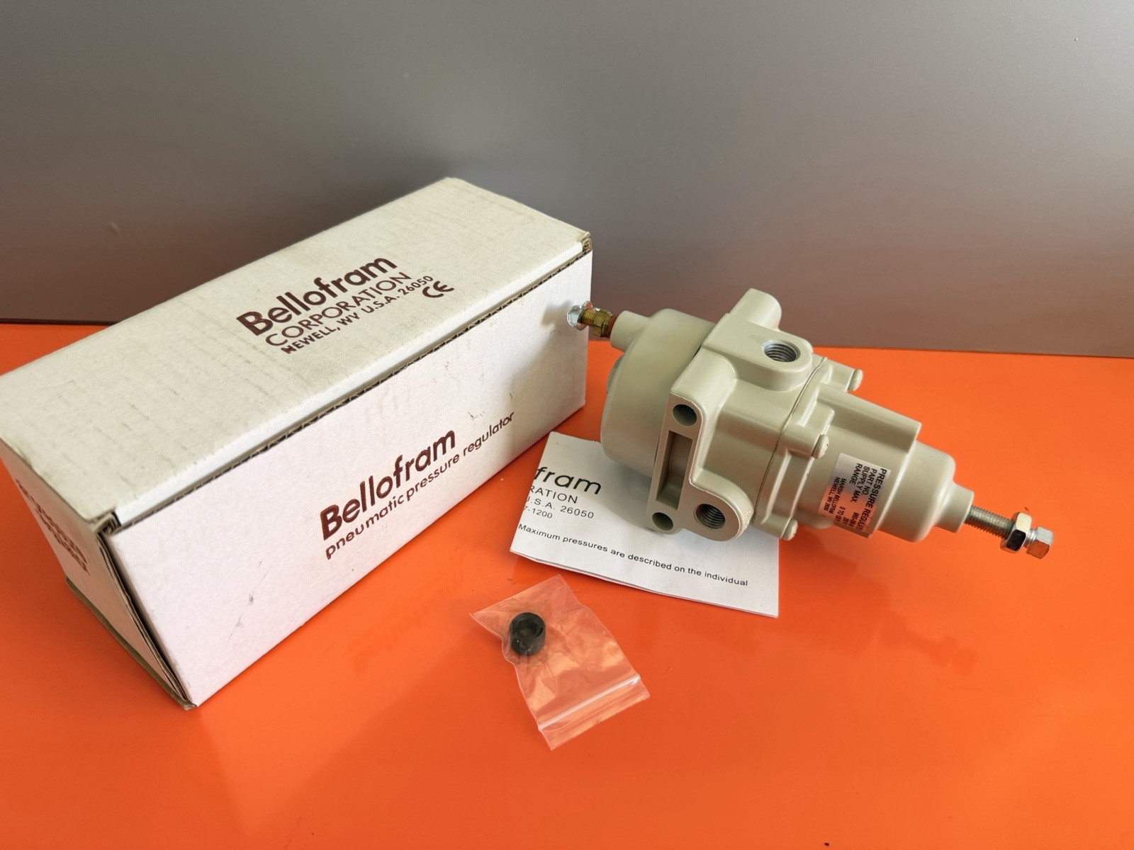 Marsh Bellofram Air Pressure Regulator 0 To 120 Psi 960-069-000 Marsh Bellofram Air Pressure Regulator 0 To 120 Psi 960-069-000