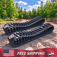 2Pcs Rubber Tracks 180x72x37 180mm Wide Replacement for 1-2Ton Mini Excavator picture