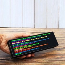 US RGB Audio Level Indicator Stereo Music Spectrum LED Light Amplifier VU Meter picture