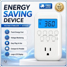 Energy Saving Device Stopwatt Electricity Saving Box Stabilize Voltage Device-US picture