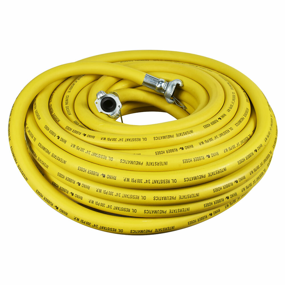 Jack Hammer Yellow Rubber Air Hose 3/4 Jack Hammer Yellow Rubber Air Hose 3/4