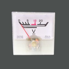12V Analog Panel Meter DC 0-20V voltmeter Voltage Guage 5PCS picture