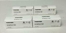 LOT OF 4 NEW Toshiba Staple-700 700 3125B006AA 5,000 Staples 3ctgs  QTY picture