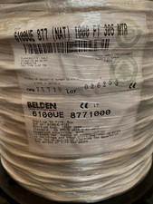 BELDEN 6100UE 8771000 NATURAL 1,000 FT. 305MTR LOT: 026253 NEW picture