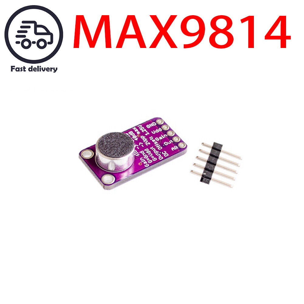 1PCS MAX9814 Electret Microphone Amplifier Board Module AGC Auto Gain