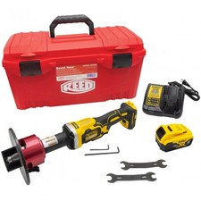Reed Tool Bevel Boss Cordless Pipe Beveler Complete Kit picture