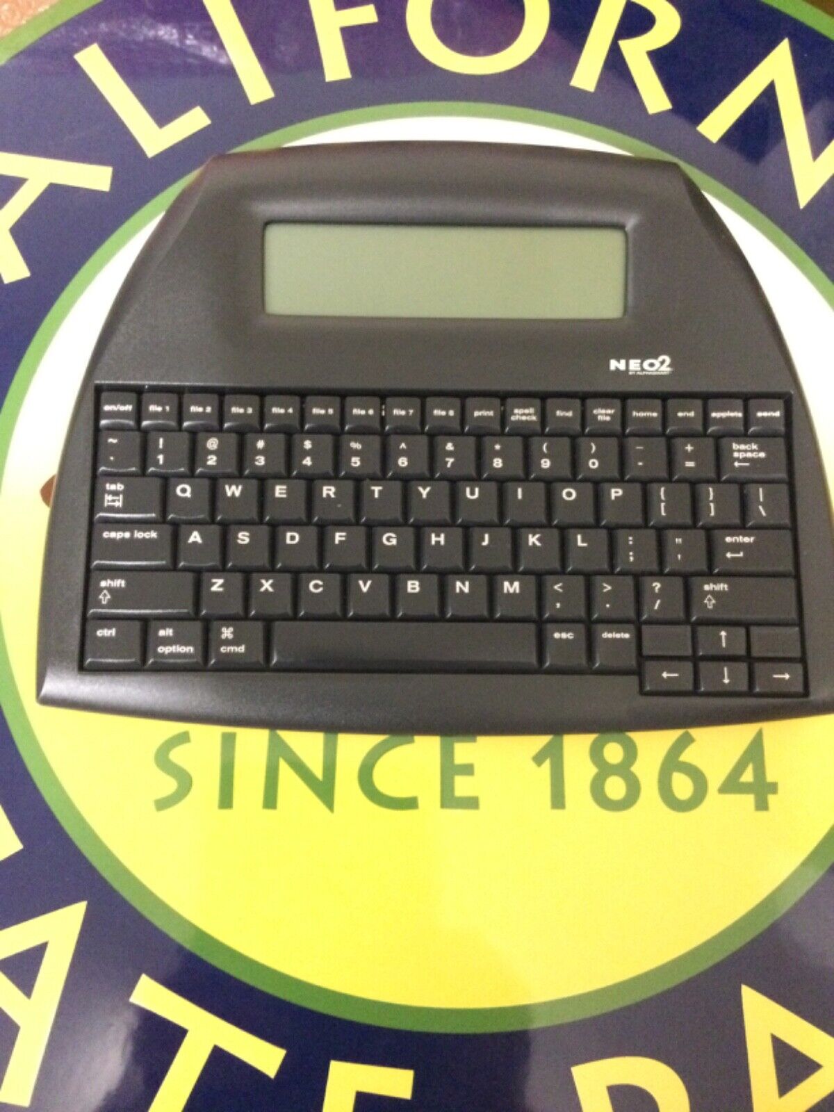 NEW UPDATED 3.15 AlphaSmart NEO 2 Word Processor W/ FRESH BATTERIES & USB CABLE