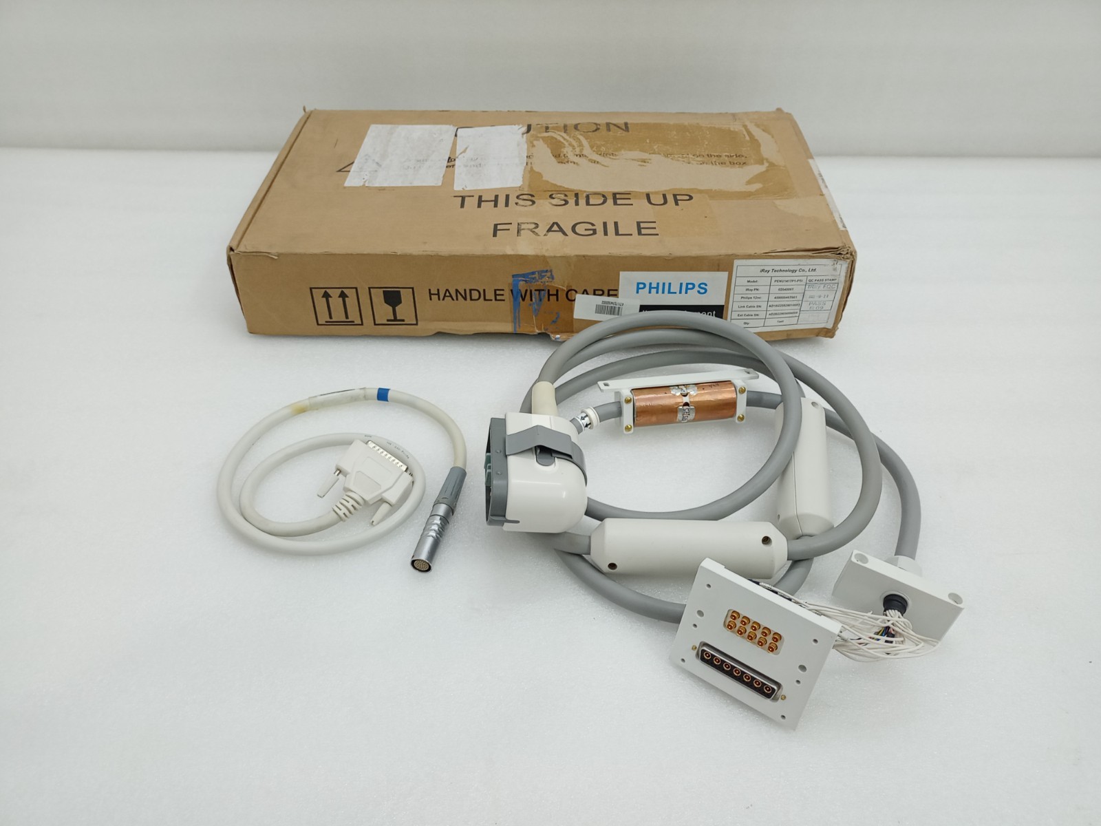 Philips 453530332761 MRI 1.5T Extended Cable + 459800467661 iRay Detector Cable Philips 453530332761 MRI 1.5T Extended Cable + 459800467661 iRay Detector Cable