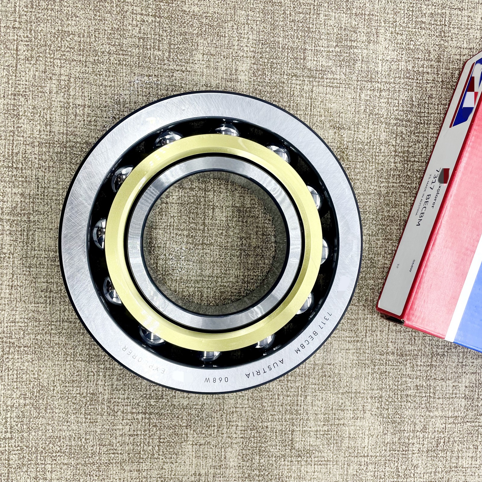 NEW FOR SKF 7317 BECBM single row angular contact ball bearing US STOCK NEW FOR SKF 7317 BECBM single row angular contact ball bearing US STOCK