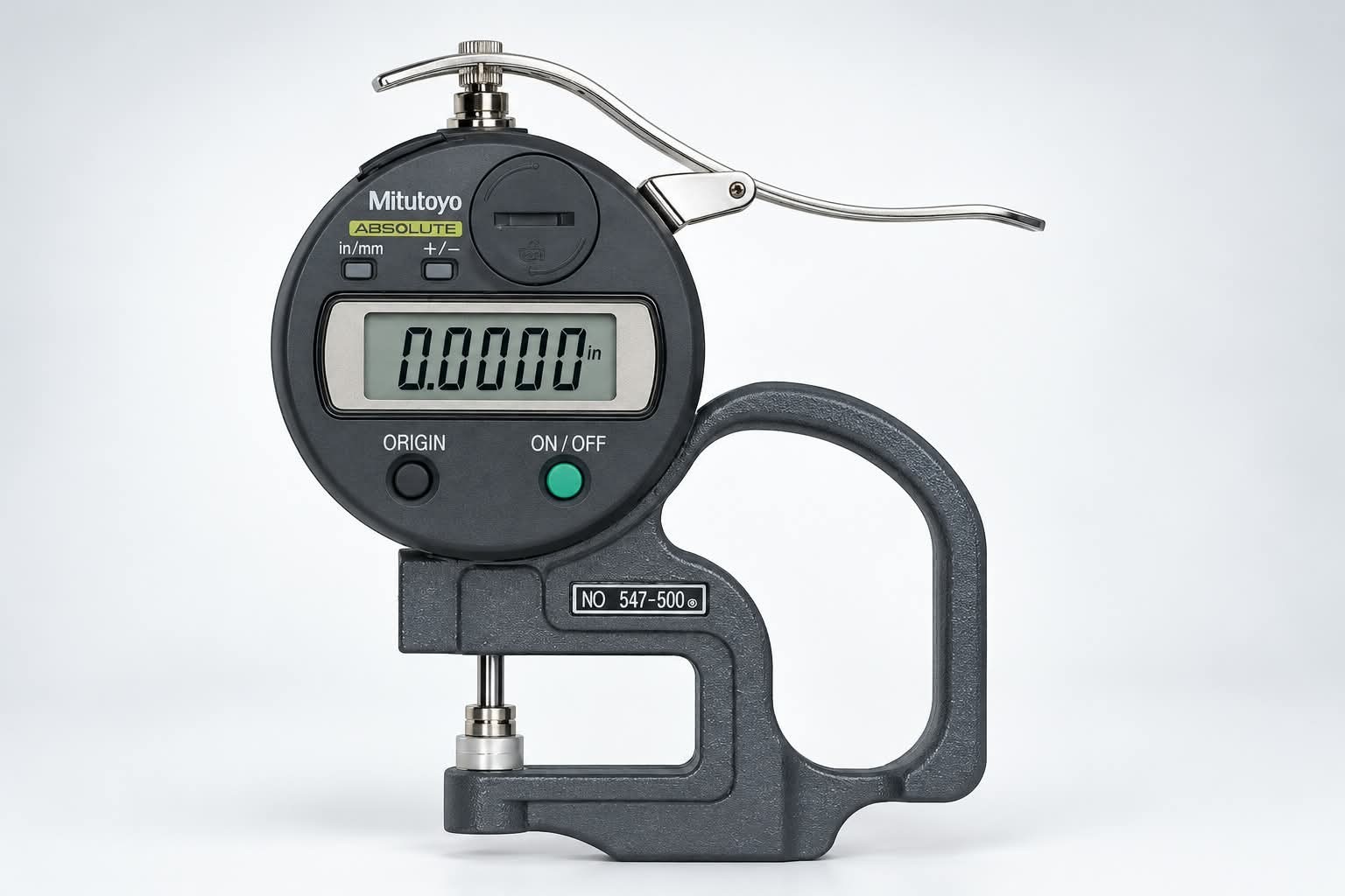 MITUTOYO 547-500S Digital Thickness Gauge, Acc +/-0.001 in 4CGW4 #NEW MITUTOYO 547-500S Digital Thickness Gauge, Acc +/-0.001 in 4CGW4 #NEW