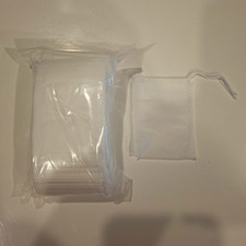 Drawstring Bags & Pouches Bulk Lot - Multiple Packs Use For Tea/coffee Infusion picture