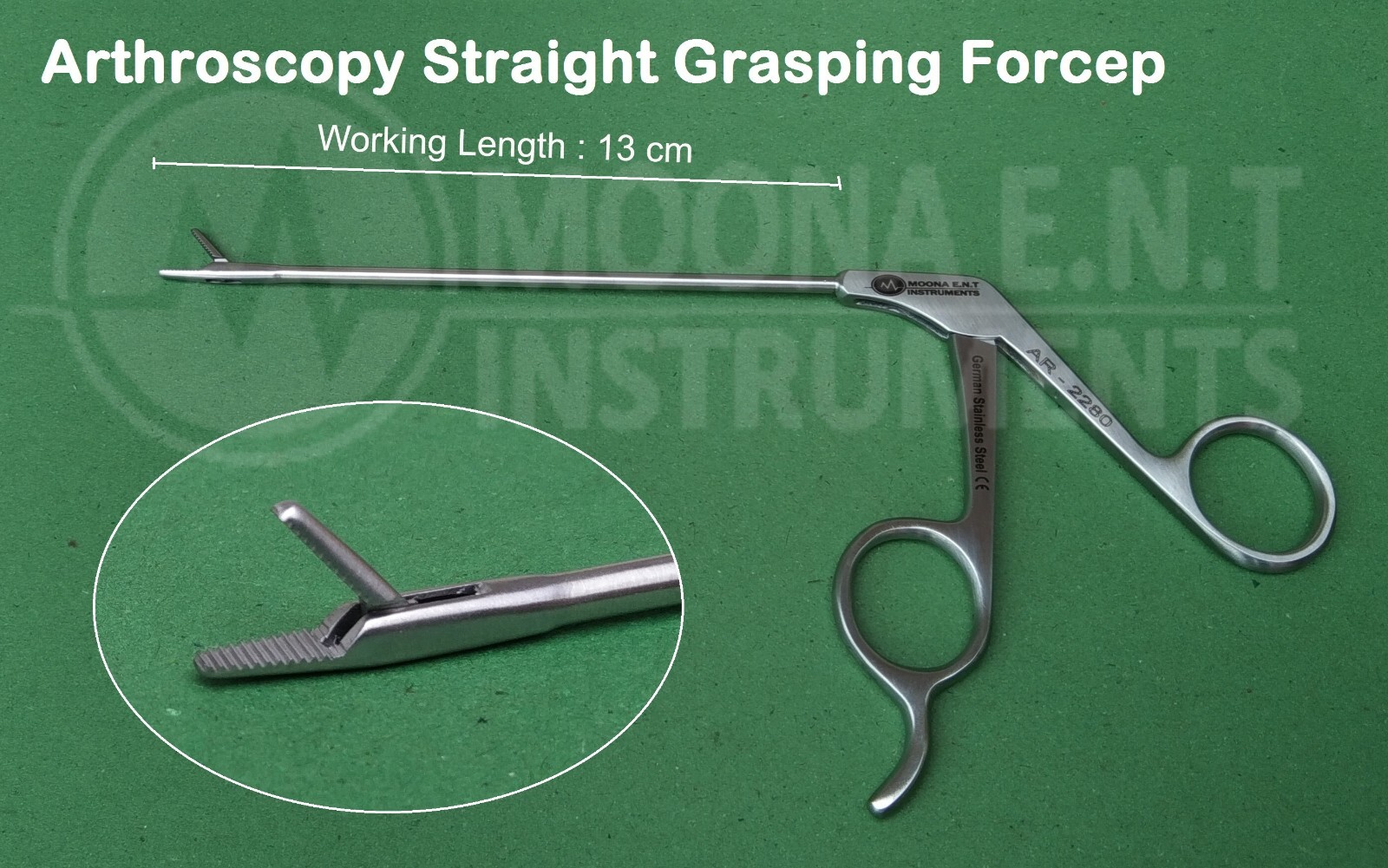 Arthroscopic Straight Grasping Forcep Arthroscopy Surgery Instruments Arthroscopic Straight Grasping Forcep Arthroscopy Surgery Instruments