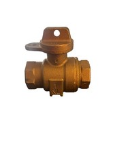 Ford Meter Brass  Standard Curb Stop 1 Inch picture