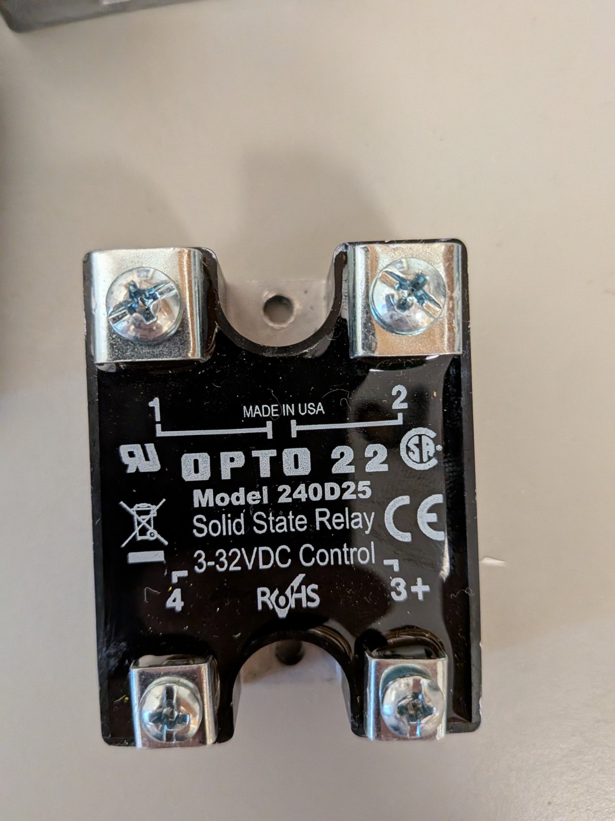 Opto 22 240D25 Solid State Relay Tested Working Opto 22 240D25 Solid State Relay Tested Working