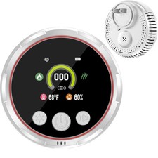 Portable 5-in-1 CO Detector with Smoke & Natural Gas, Plug-in Safety Alarm picture
