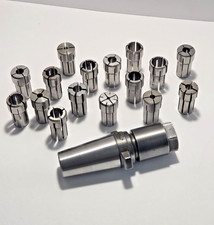 KWIK SWITCH 200 DA 100 COLLET CHUCK W/ 15 DA100 MOSTLY KENNAMETAL COLLETS picture