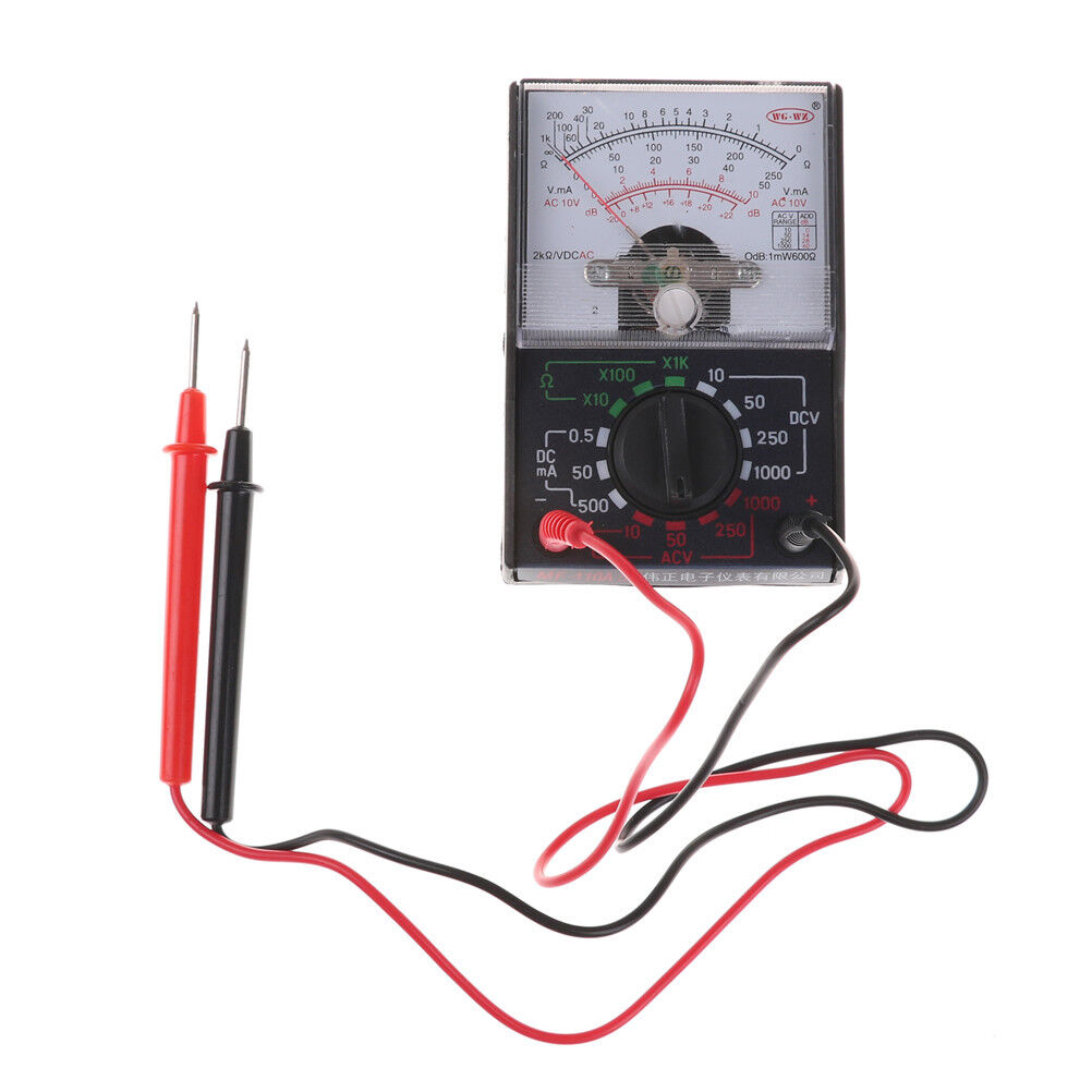 1000V Voltmeter DC/AC 250mA Ammeter 1K Resistance Meter Analog Multimeter KIU~FW