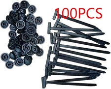 New 100PCS Nylon Universal Cable Tie Buckle Heavy Duty Self-Locking Zip Holder picture