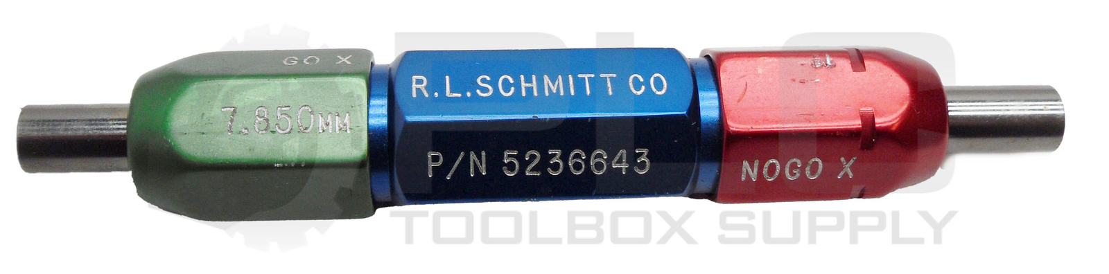 R.L. SCHMIDT 5236643 CARBIDE MASTER PLUG PIN GAGE GO PD 7.850MM NOGO PD 8.150MM