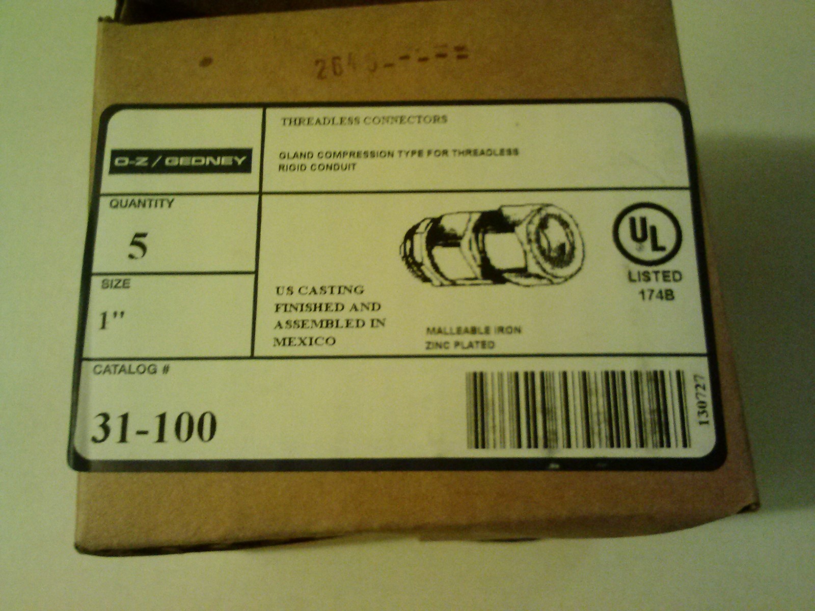 Brand New O-Z Gedney 1\ Brand New O-Z Gedney 1\