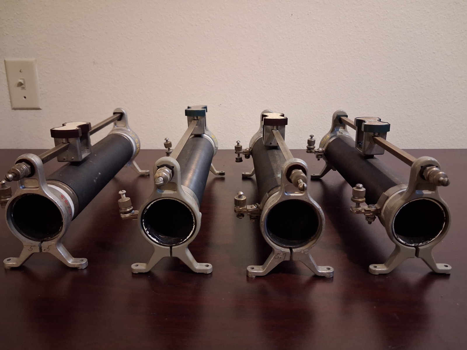 Vintage Cenco Air Cooled Slide Rheostats *Lot Of 4* Vintage Cenco Air Cooled Slide Rheostats *Lot Of 4*