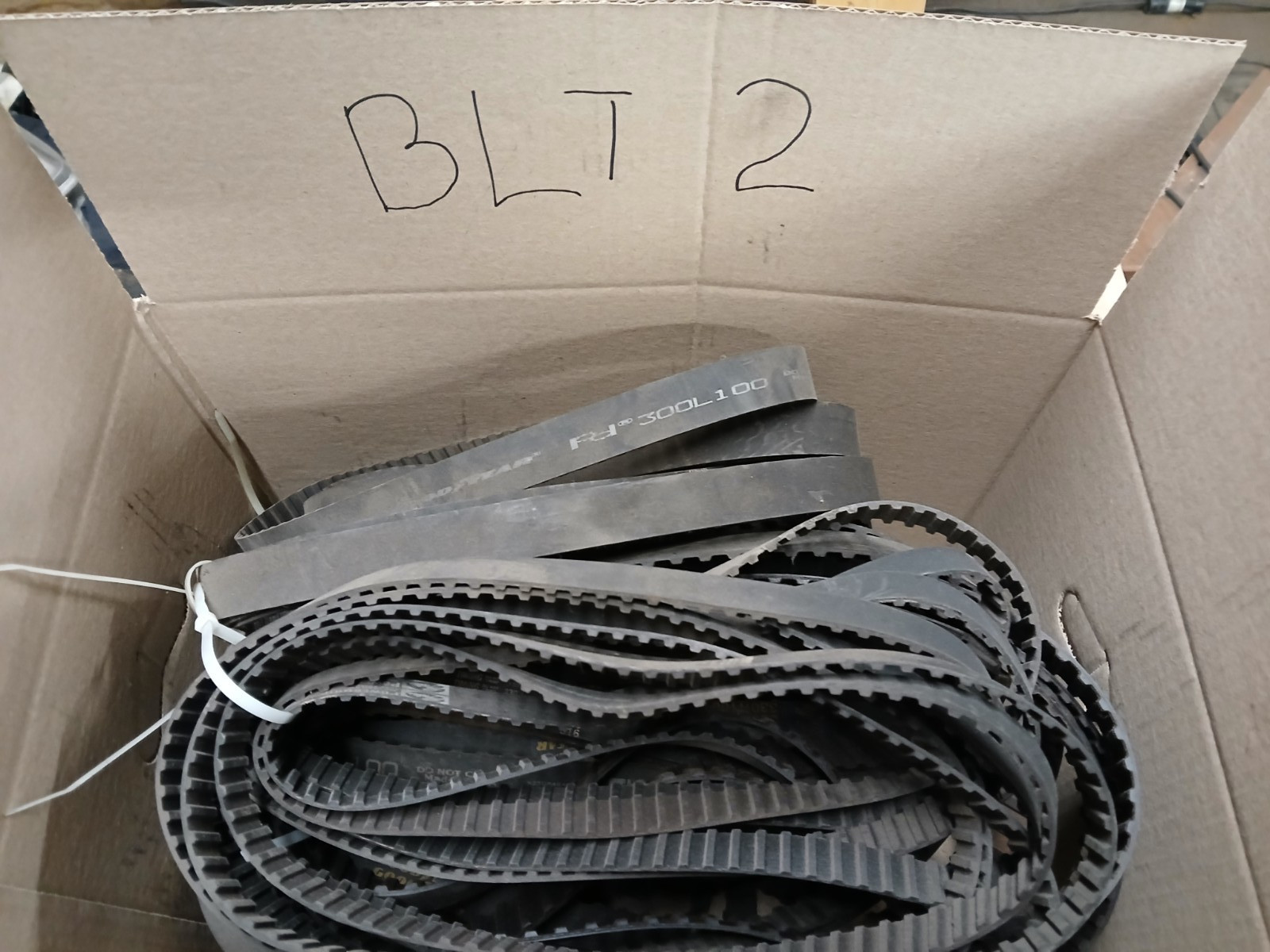 BULK LOT 53 BELTS Timing Belt Teeth Black Cogged Rubber Geared Belt BULK LOT 53 BELTS Timing Belt Teeth Black Cogged Rubber Geared Belt