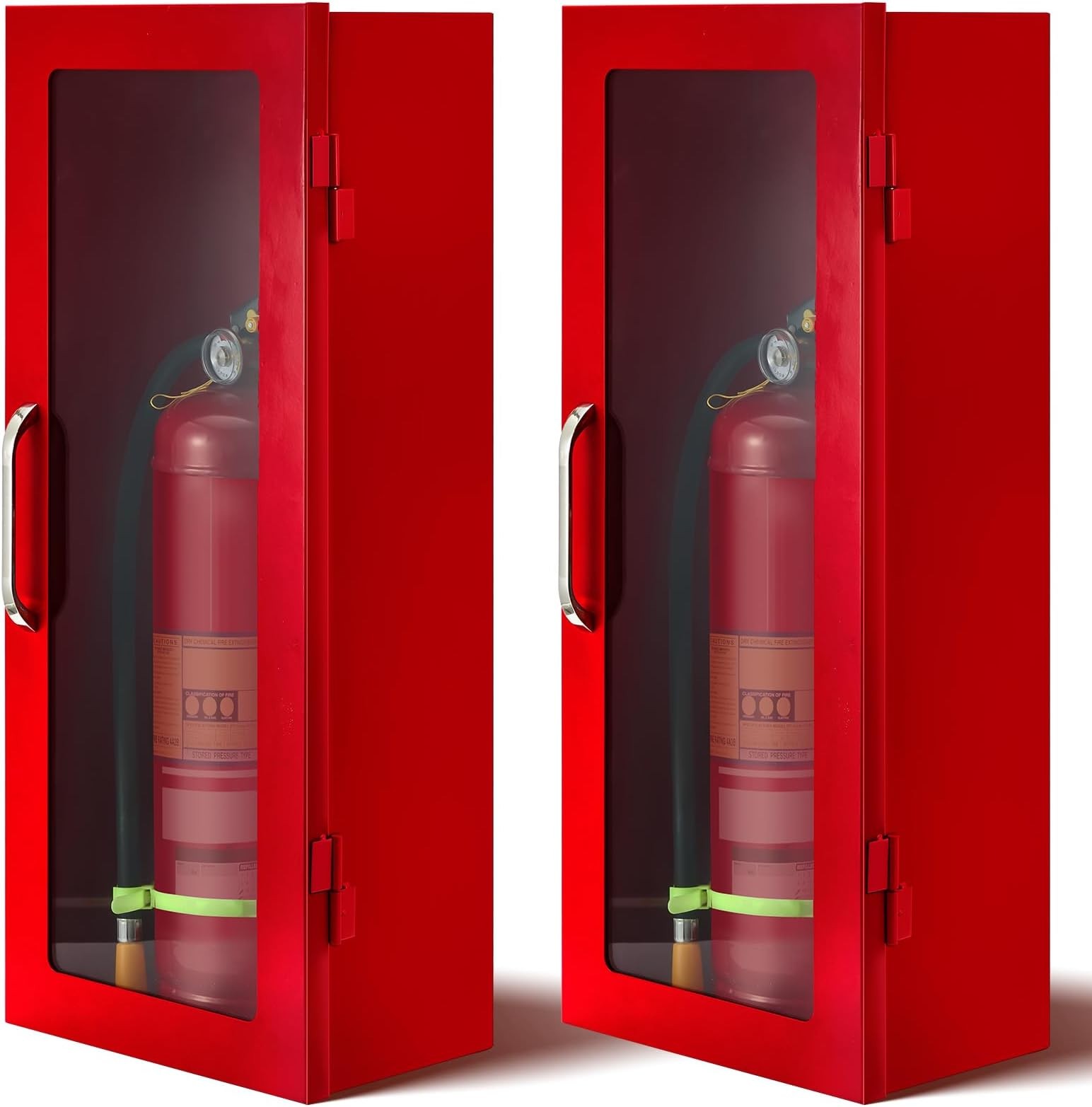 Zonon 2 Pcs 10lb Fire Extinguisher Cabinet Wall & Surface Mount 24-3/4 H x 10... Zonon 2 Pcs 10lb Fire Extinguisher Cabinet Wall & Surface Mount 24-3/4 H x 10...
