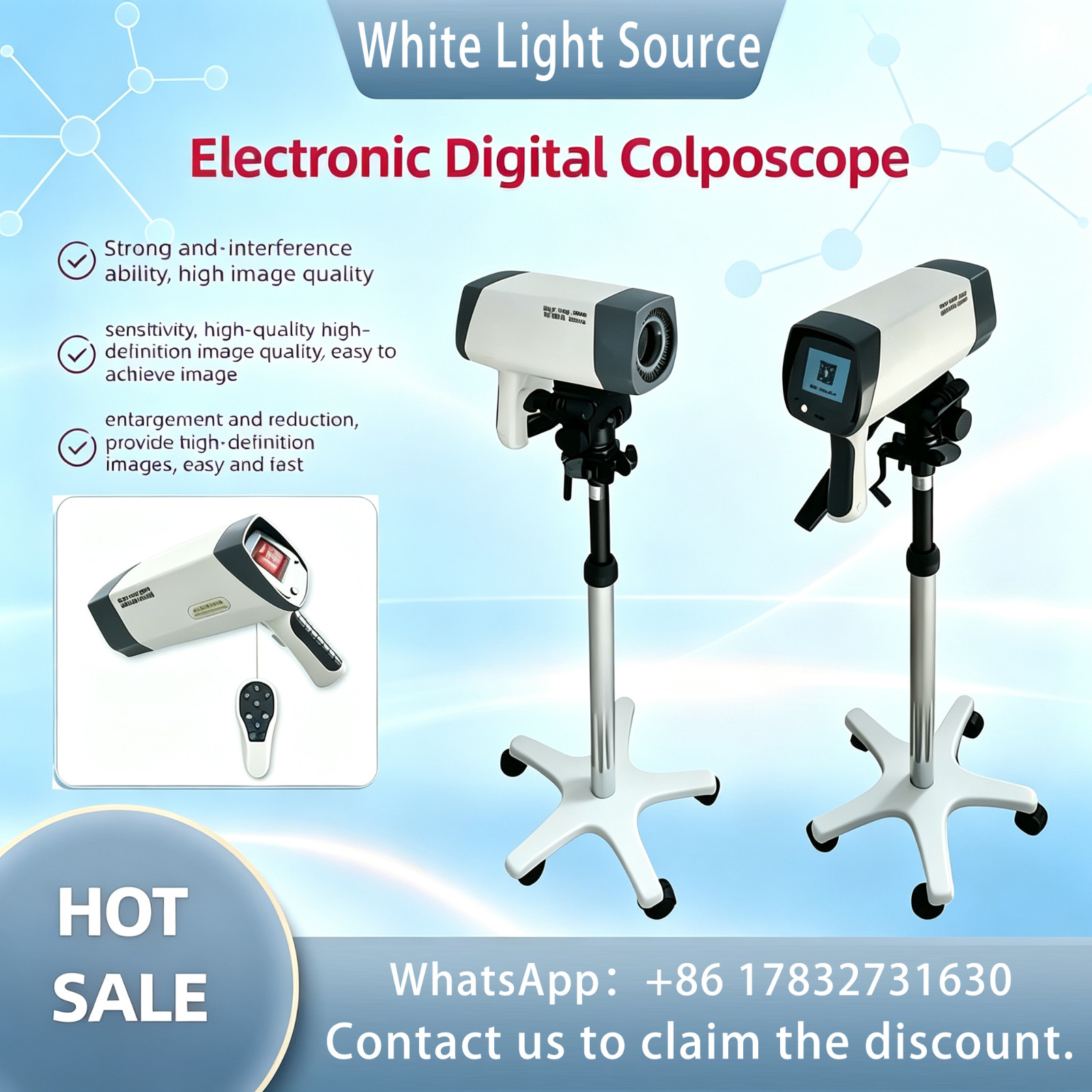 Digital Gyn Electronic Colposcope / LCD Screen Display & Diagnostic Software Digital Gyn Electronic Colposcope / LCD Screen Display & Diagnostic Software