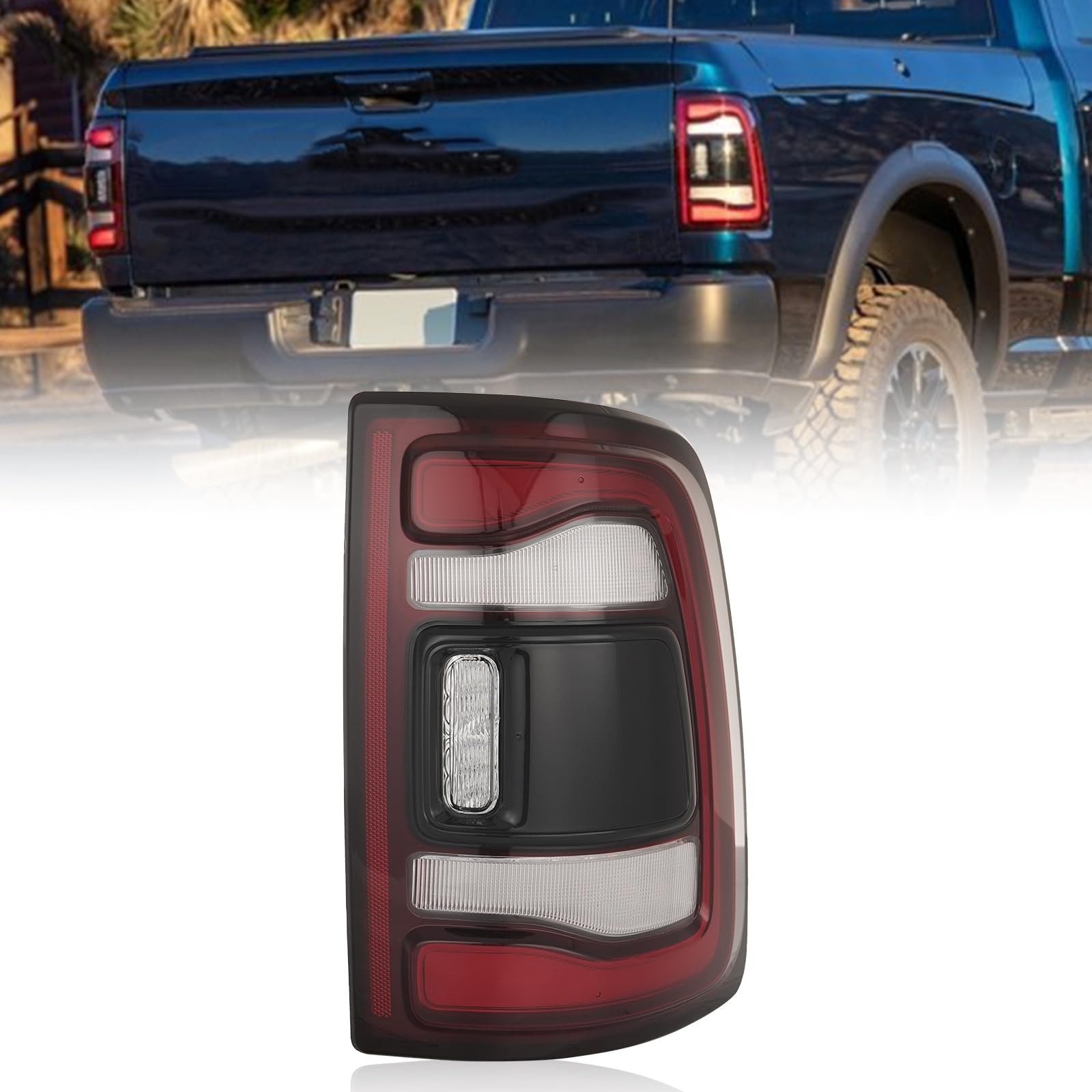 for Dodge Ram 2500 3500 2019-2024 LED Tail Light Right Passenger Side 68361722AH for Dodge Ram 2500 3500 2019-2024 LED Tail Light Right Passenger Side 68361722AH