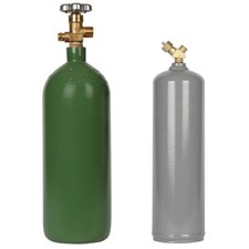 10 Cu Ft MC Acetylene Steel and 20 Cu Ft Steel Oxygen Cylinder Set DOT Approved picture