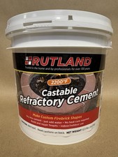 Rutland Castable Refractory Cement 12.5 lb  High Temp Fireplace Woodstove Repair picture