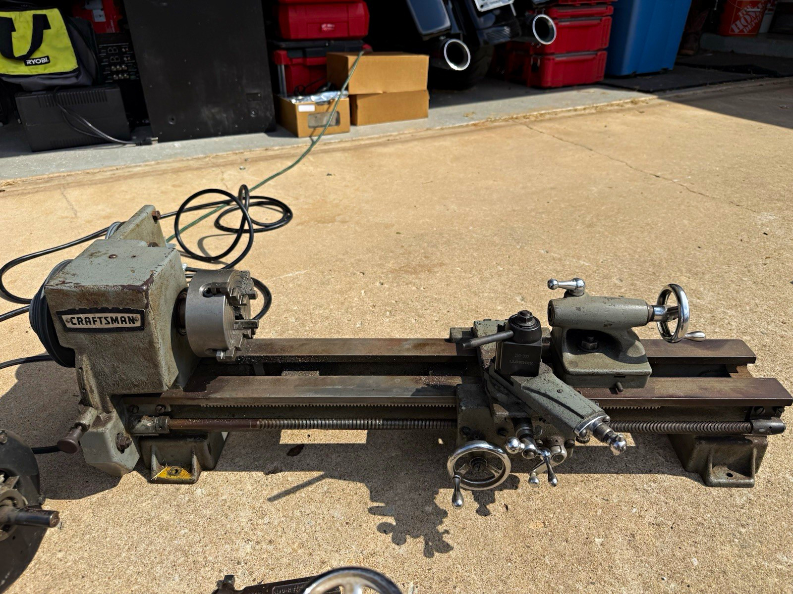 Craftsman Atlas 6x18 Metal Lathe 101.21200 Chucks Milling Attachment Tooling Craftsman Atlas 6x18 Metal Lathe 101.21200 Chucks Milling Attachment Tooling